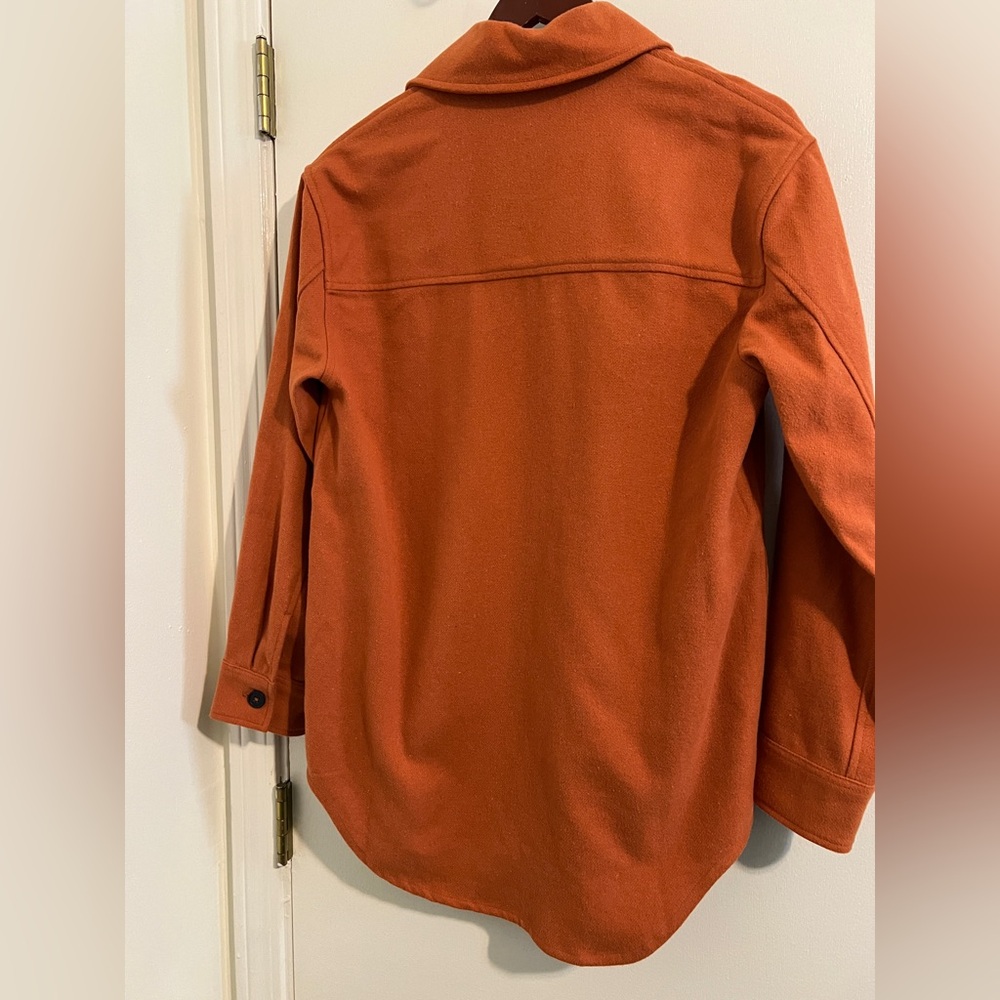 EUC ANIÁN Painters Coat in | Color Himalayan Rust (Orange) | Size Small - Picture 8 of 16